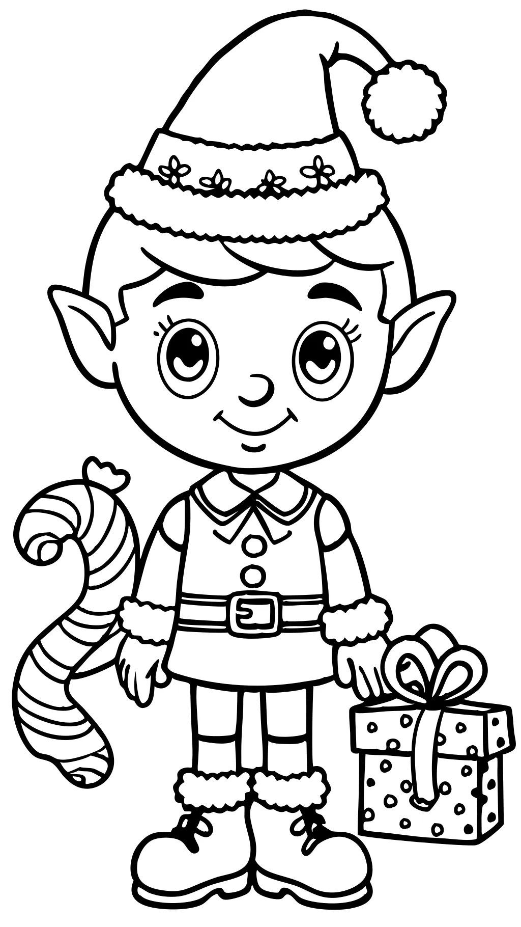 coloring pages for elf on the shelf